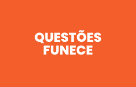 Banner com arte do curso: Curso de questões FUNECE professor Mourão