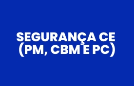 Banner com arte do curso: Combo da aprovação segurança CE (PM, CBM E PC)